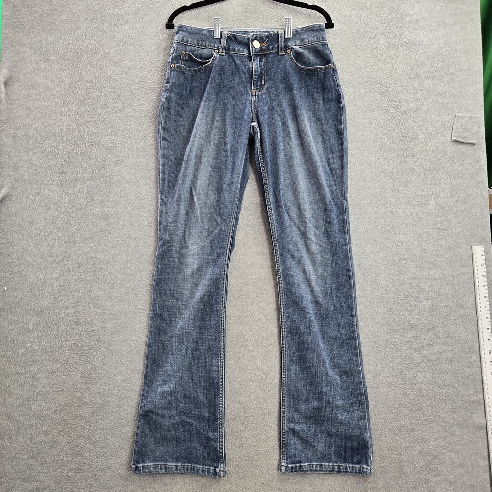 Wrangler Women‎ Jeans 30x33 Blue Denim Pocket Embroidery Bootcut